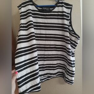 Style & co striped tank top size 2x